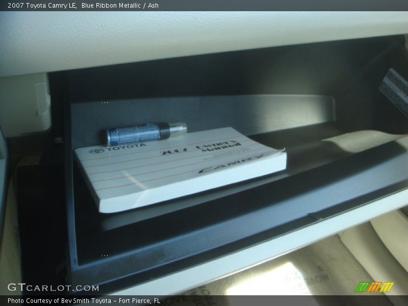 Blue Ribbon Metallic / Ash 2007 Toyota Camry LE