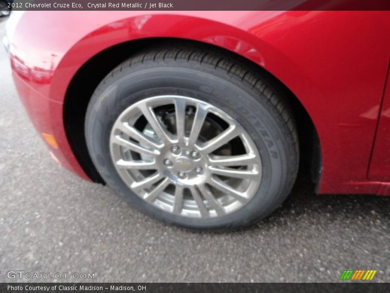 Crystal Red Metallic / Jet Black 2012 Chevrolet Cruze Eco
