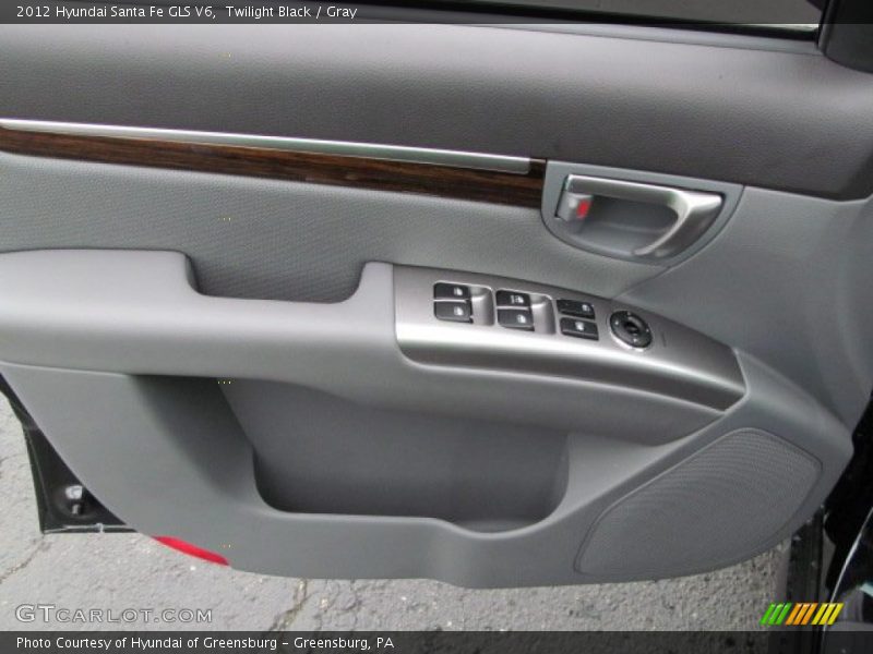 Twilight Black / Gray 2012 Hyundai Santa Fe GLS V6
