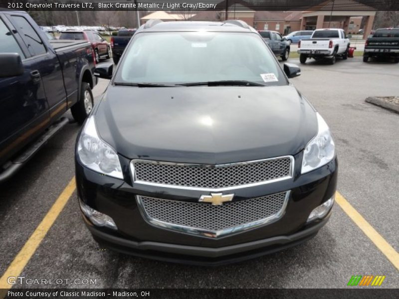 Black Granite Metallic / Light Gray/Ebony 2012 Chevrolet Traverse LTZ