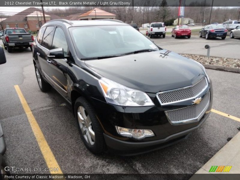 Black Granite Metallic / Light Gray/Ebony 2012 Chevrolet Traverse LTZ