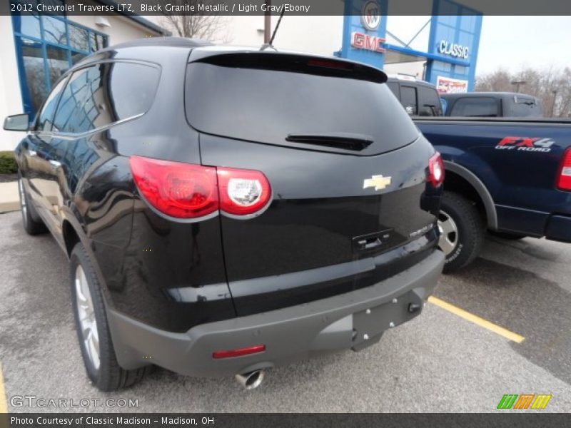 Black Granite Metallic / Light Gray/Ebony 2012 Chevrolet Traverse LTZ