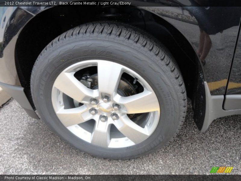 Black Granite Metallic / Light Gray/Ebony 2012 Chevrolet Traverse LTZ