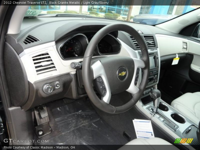 Black Granite Metallic / Light Gray/Ebony 2012 Chevrolet Traverse LTZ