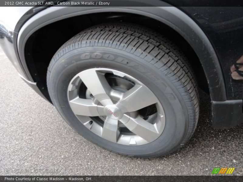 Carbon Black Metallic / Ebony 2012 GMC Acadia SLT AWD