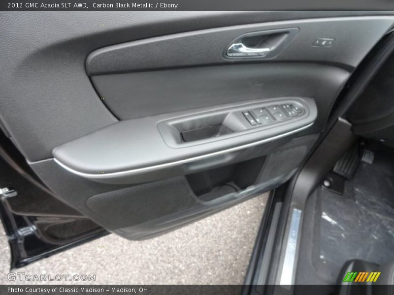 Carbon Black Metallic / Ebony 2012 GMC Acadia SLT AWD