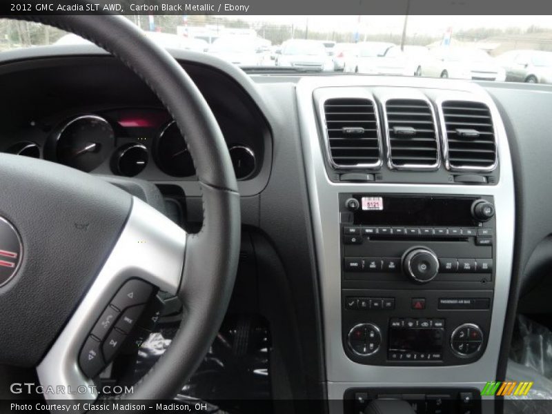 Carbon Black Metallic / Ebony 2012 GMC Acadia SLT AWD
