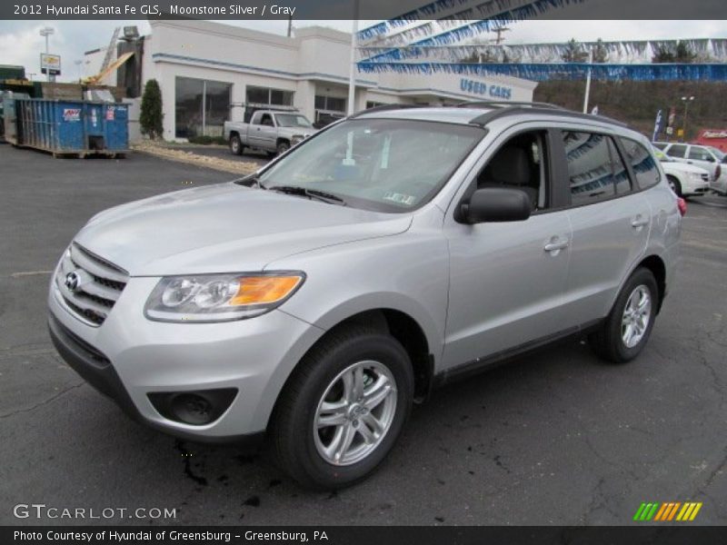 Moonstone Silver / Gray 2012 Hyundai Santa Fe GLS