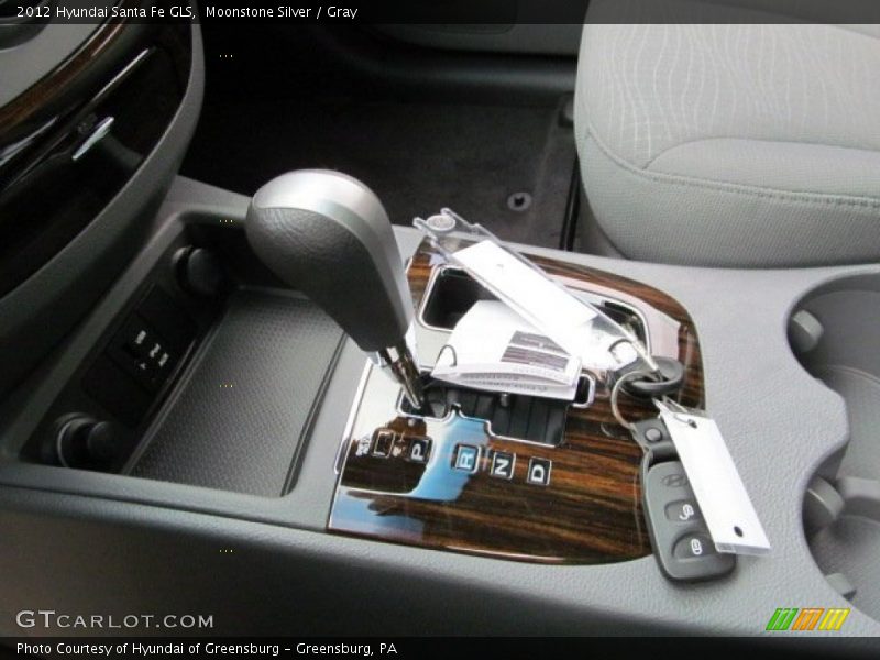 Moonstone Silver / Gray 2012 Hyundai Santa Fe GLS