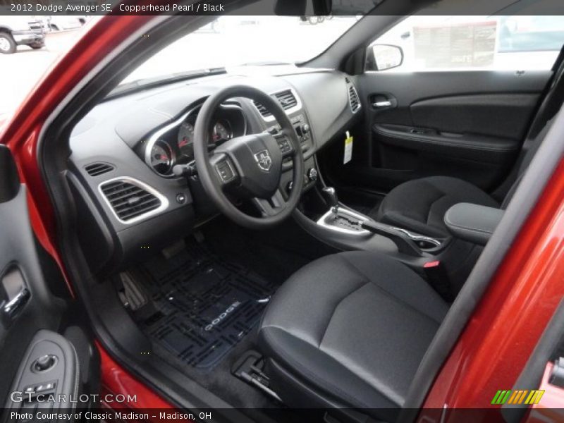 Copperhead Pearl / Black 2012 Dodge Avenger SE
