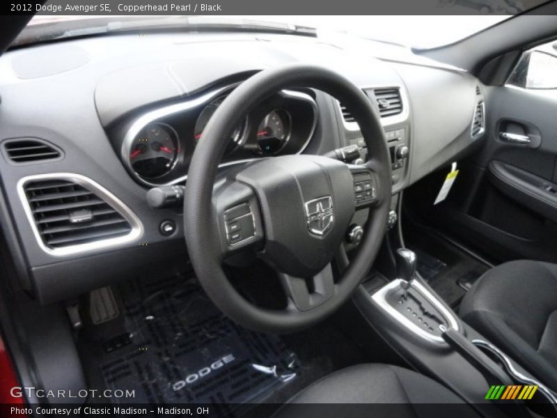 Copperhead Pearl / Black 2012 Dodge Avenger SE