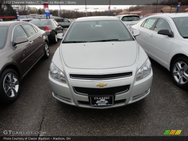 Silver Ice Metallic / Ebony 2012 Chevrolet Malibu LT