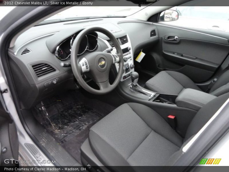 Silver Ice Metallic / Ebony 2012 Chevrolet Malibu LT