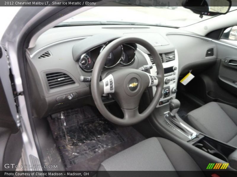 Silver Ice Metallic / Ebony 2012 Chevrolet Malibu LT