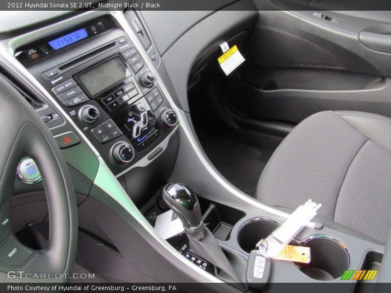 Midnight Black / Black 2012 Hyundai Sonata SE 2.0T