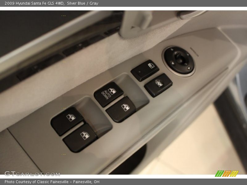 Silver Blue / Gray 2009 Hyundai Santa Fe GLS 4WD