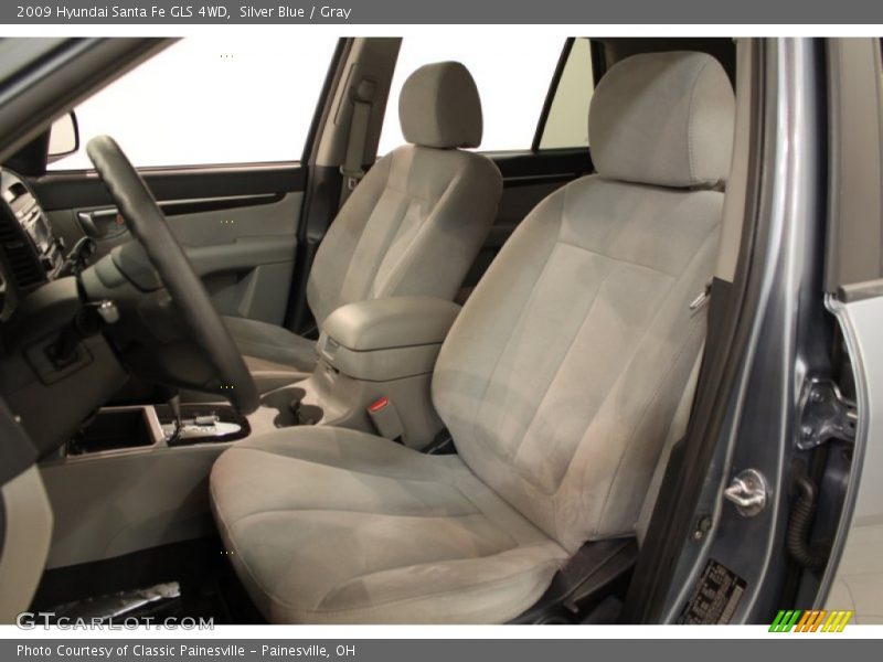 Silver Blue / Gray 2009 Hyundai Santa Fe GLS 4WD