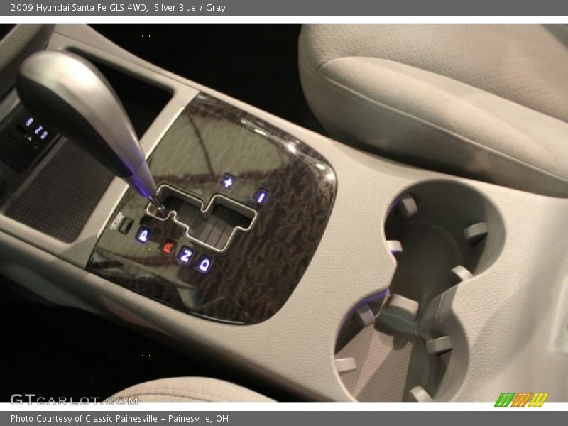 Silver Blue / Gray 2009 Hyundai Santa Fe GLS 4WD