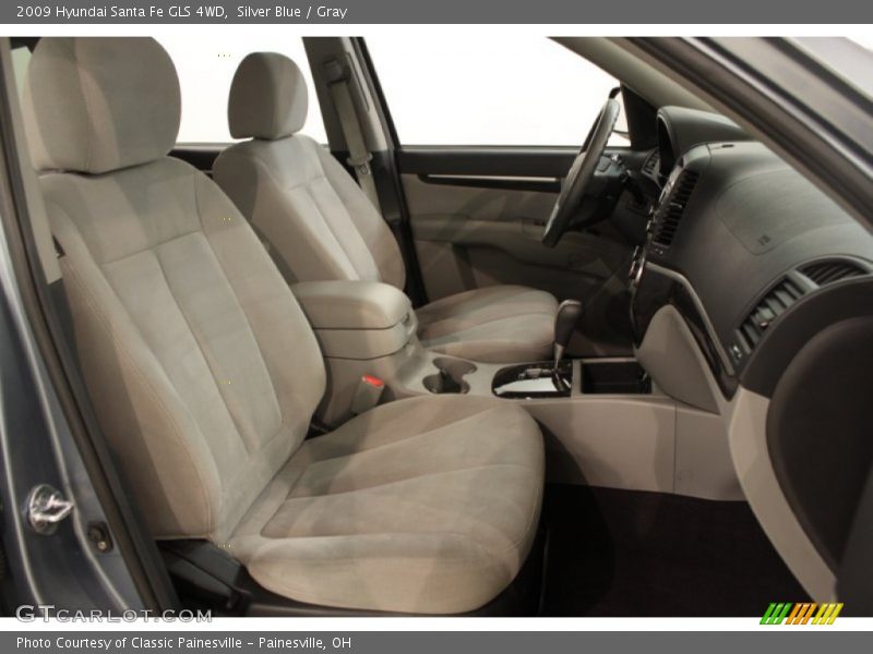 Silver Blue / Gray 2009 Hyundai Santa Fe GLS 4WD