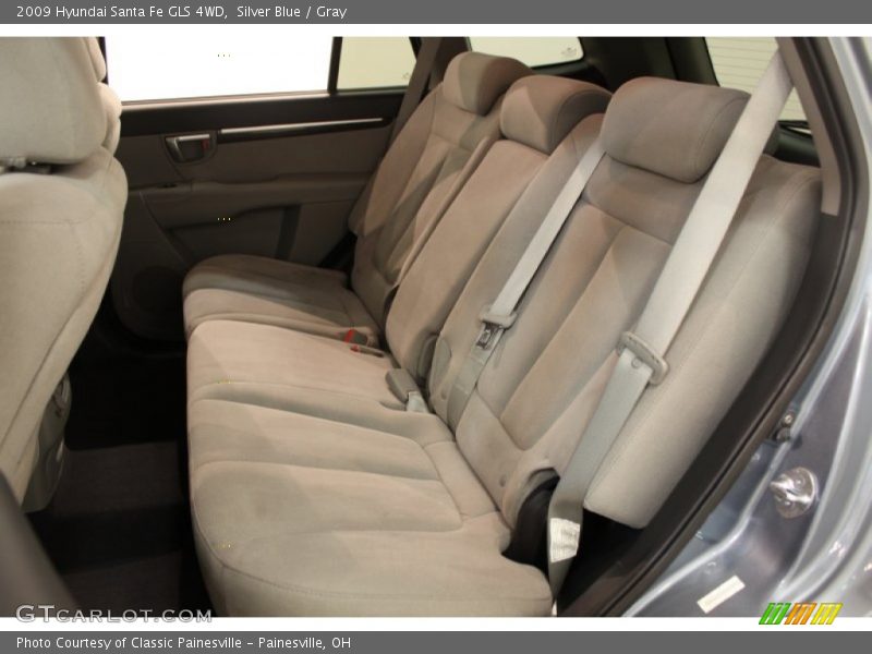 Silver Blue / Gray 2009 Hyundai Santa Fe GLS 4WD