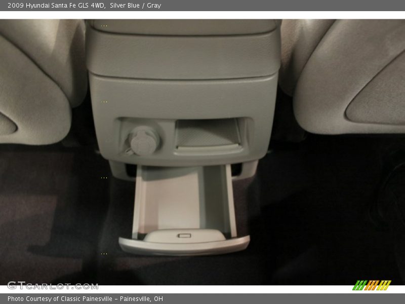 Silver Blue / Gray 2009 Hyundai Santa Fe GLS 4WD