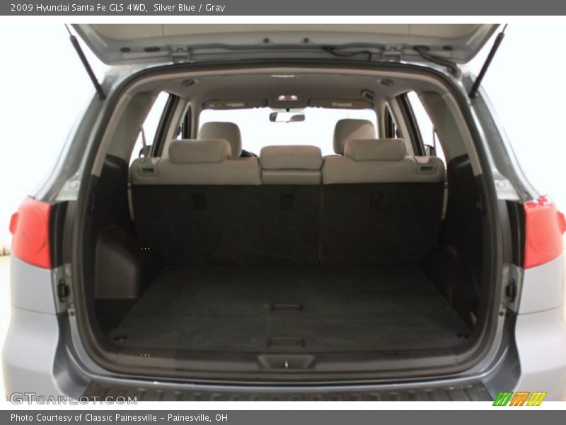 Silver Blue / Gray 2009 Hyundai Santa Fe GLS 4WD