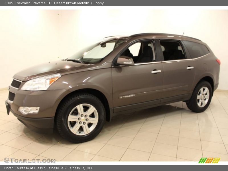 Desert Brown Metallic / Ebony 2009 Chevrolet Traverse LT