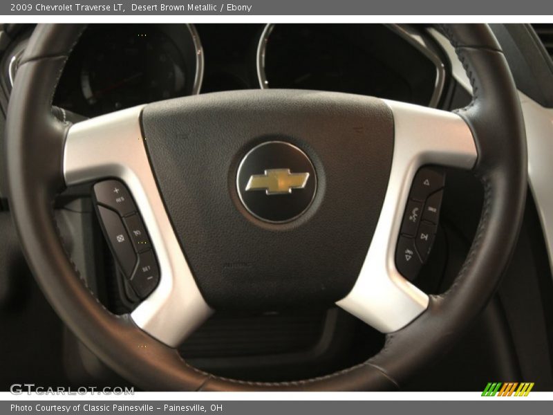 Desert Brown Metallic / Ebony 2009 Chevrolet Traverse LT