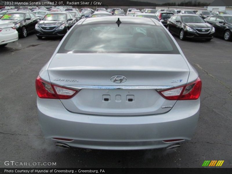 Radiant Silver / Gray 2012 Hyundai Sonata Limited 2.0T