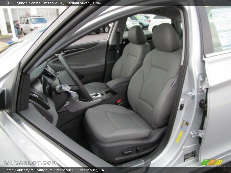 Radiant Silver / Gray 2012 Hyundai Sonata Limited 2.0T