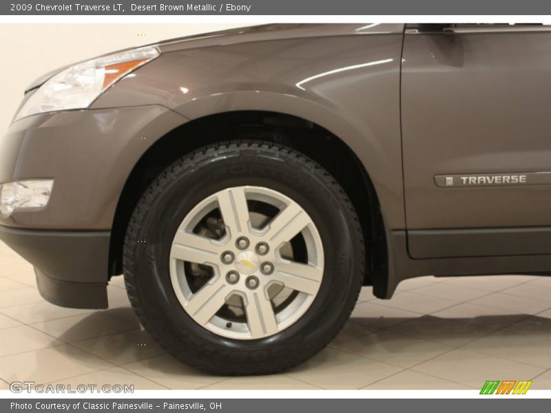 Desert Brown Metallic / Ebony 2009 Chevrolet Traverse LT
