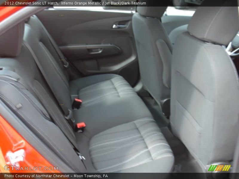 Inferno Orange Metallic / Jet Black/Dark Titanium 2012 Chevrolet Sonic LT Hatch