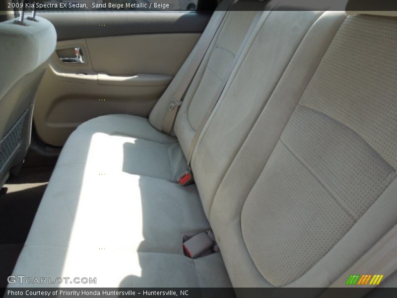 Sand Beige Metallic / Beige 2009 Kia Spectra EX Sedan