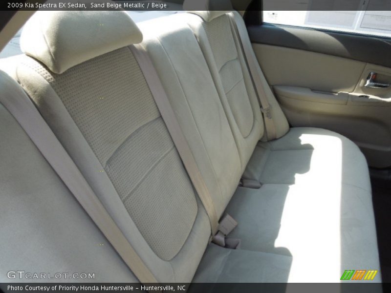 Sand Beige Metallic / Beige 2009 Kia Spectra EX Sedan