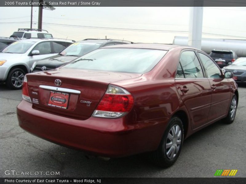 Salsa Red Pearl / Stone Gray 2006 Toyota Camry LE