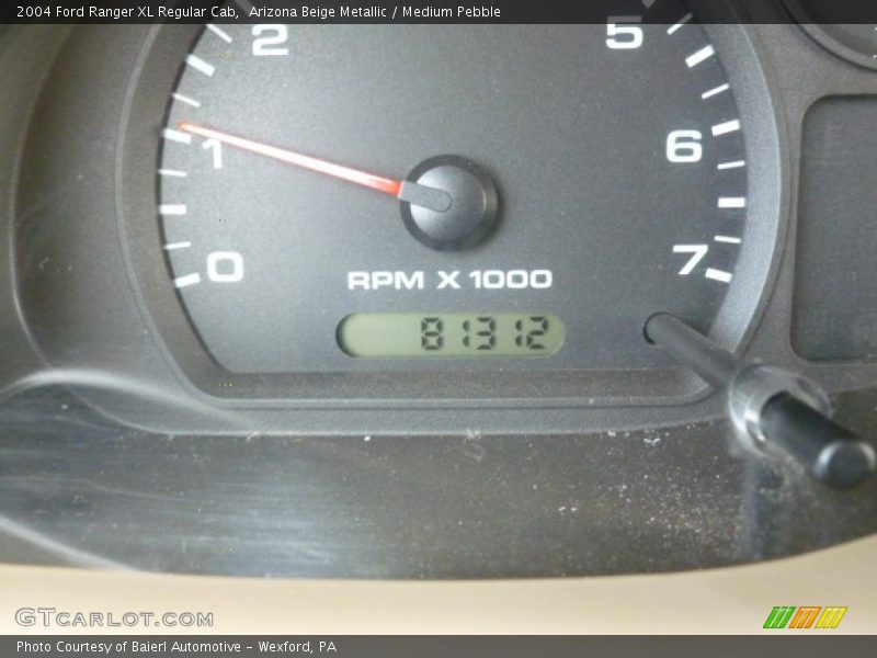 Arizona Beige Metallic / Medium Pebble 2004 Ford Ranger XL Regular Cab