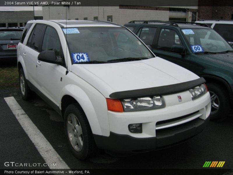 Polar White / Tan 2004 Saturn VUE V6 AWD