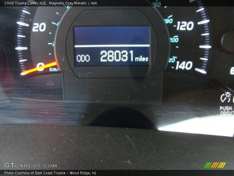 Magnetic Gray Metallic / Ash 2009 Toyota Camry XLE