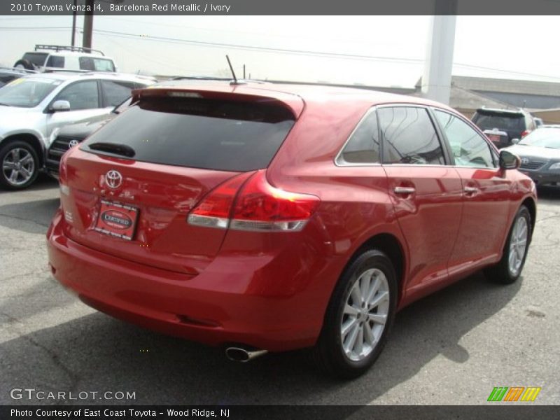 Barcelona Red Metallic / Ivory 2010 Toyota Venza I4