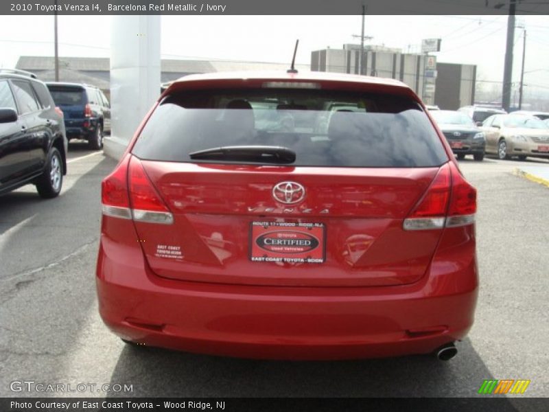 Barcelona Red Metallic / Ivory 2010 Toyota Venza I4