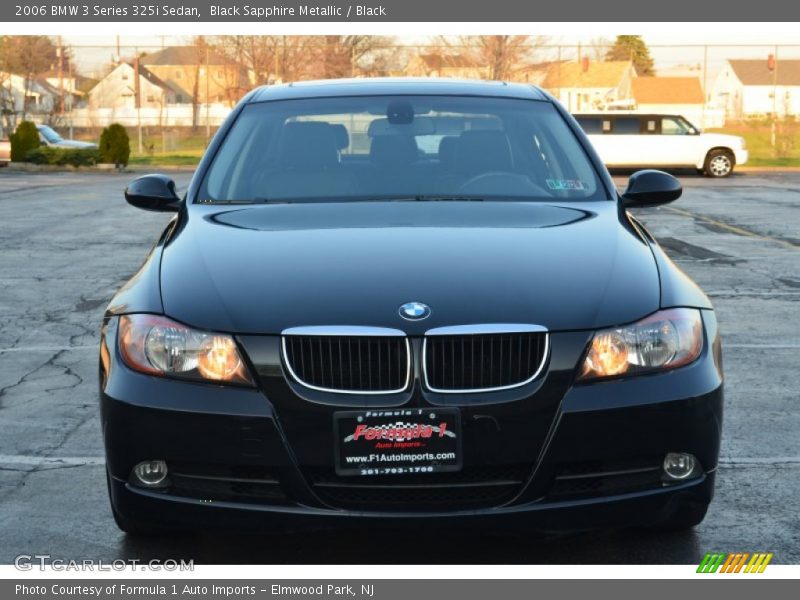 Black Sapphire Metallic / Black 2006 BMW 3 Series 325i Sedan
