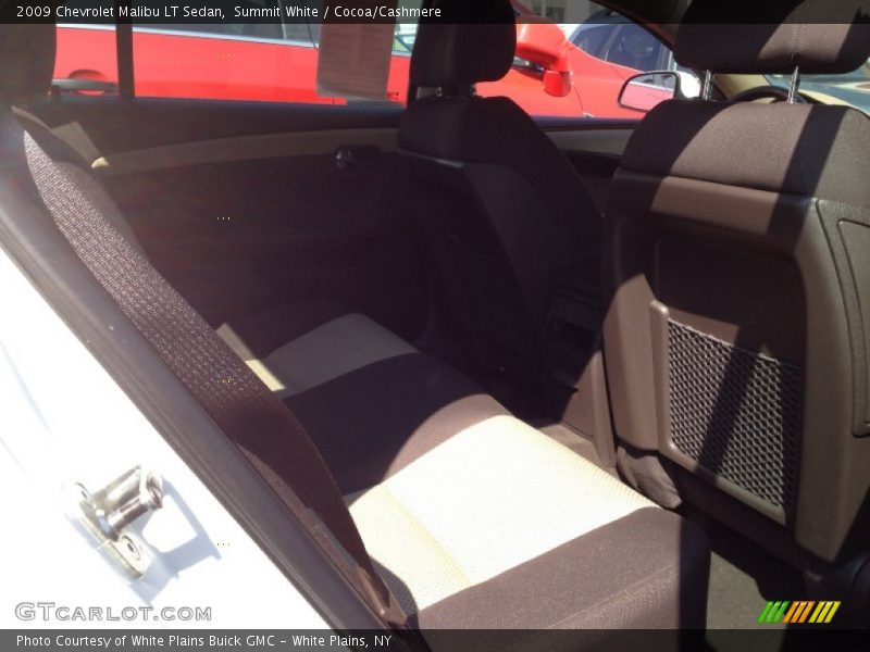 Summit White / Cocoa/Cashmere 2009 Chevrolet Malibu LT Sedan
