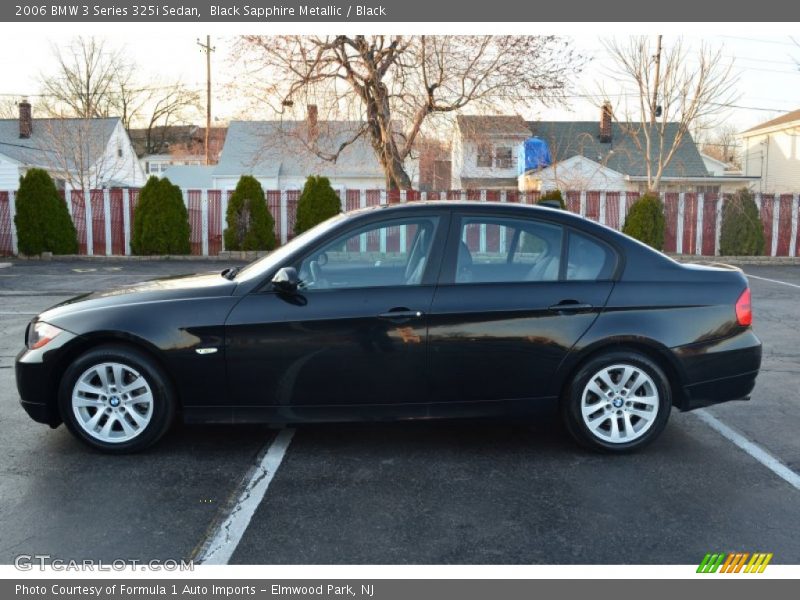 Black Sapphire Metallic / Black 2006 BMW 3 Series 325i Sedan