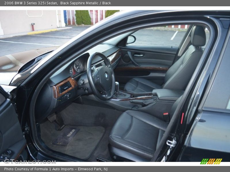 Black Sapphire Metallic / Black 2006 BMW 3 Series 325i Sedan