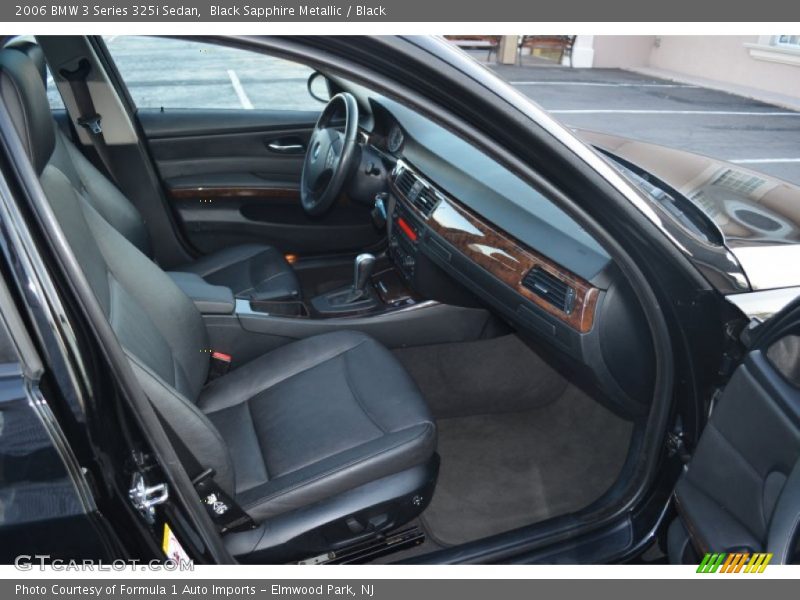 Black Sapphire Metallic / Black 2006 BMW 3 Series 325i Sedan