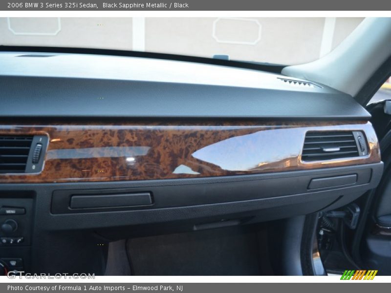 Black Sapphire Metallic / Black 2006 BMW 3 Series 325i Sedan
