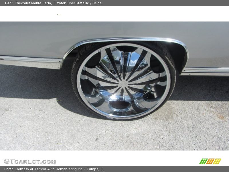 Custom Wheels of 1972 Monte Carlo 
