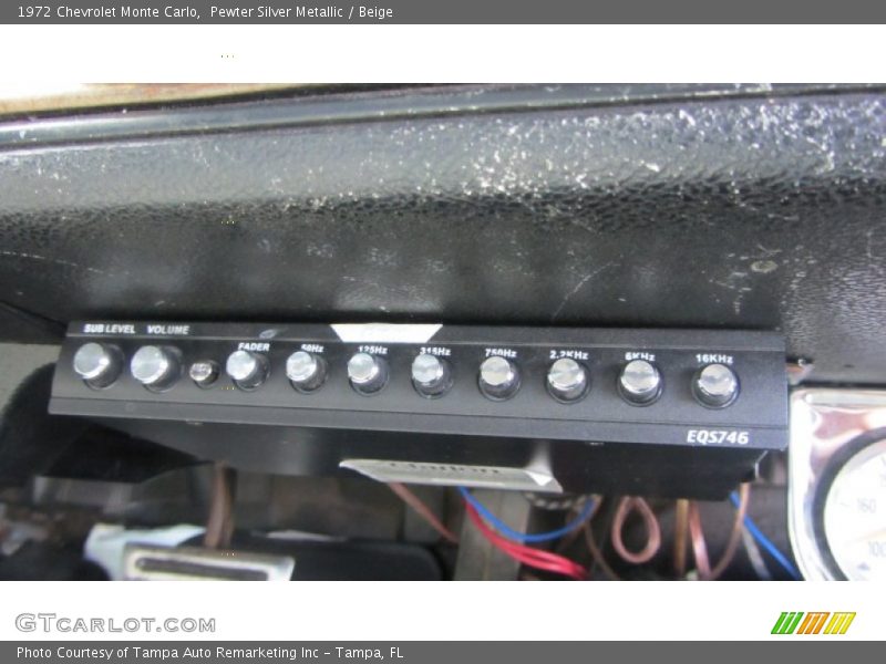 Pewter Silver Metallic / Beige 1972 Chevrolet Monte Carlo