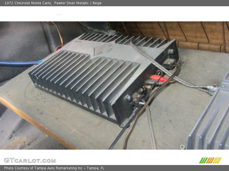 Pewter Silver Metallic / Beige 1972 Chevrolet Monte Carlo