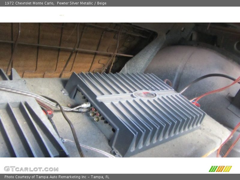 Pewter Silver Metallic / Beige 1972 Chevrolet Monte Carlo